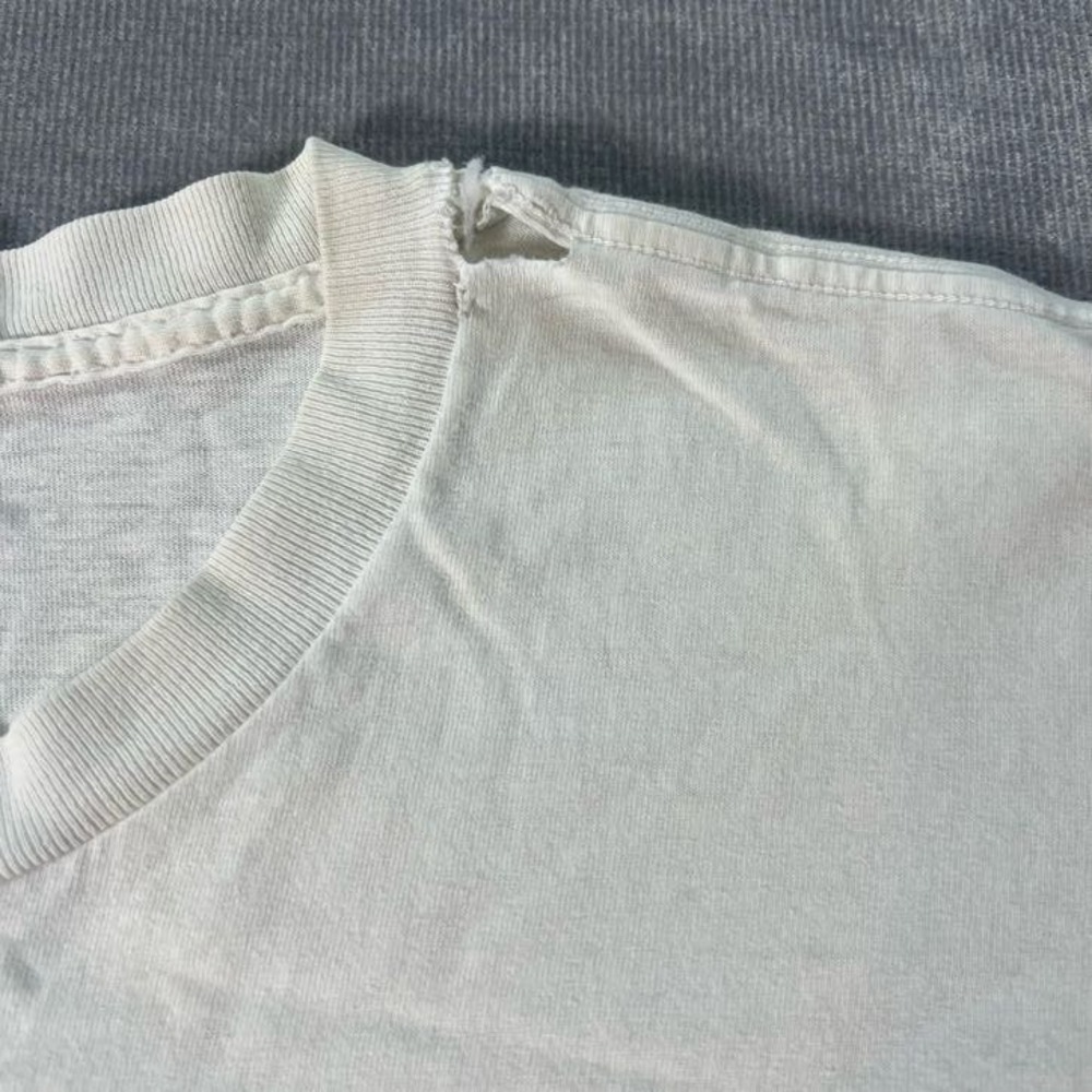 Nike Mens XL Vintage Swoosh T Shirt White Teal USA Single Stitch 90s Graphic - Picture 2 of 12